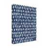 Trademark Fine Art Moira Hershey 'Mark Making Tile Pattern V Dark Blue Crop' Canvas Art, 18x24 WAP03218-C1824GG